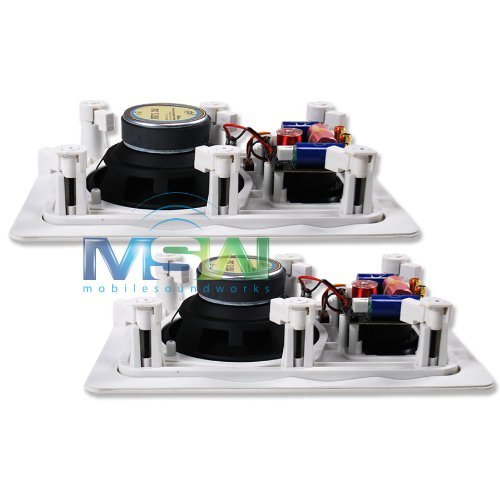 PBX (PowerBass) Home Audio MC-5.2W 5-1/4" M-Series Integra Cinema 2-Way In-Wall Speakers N5