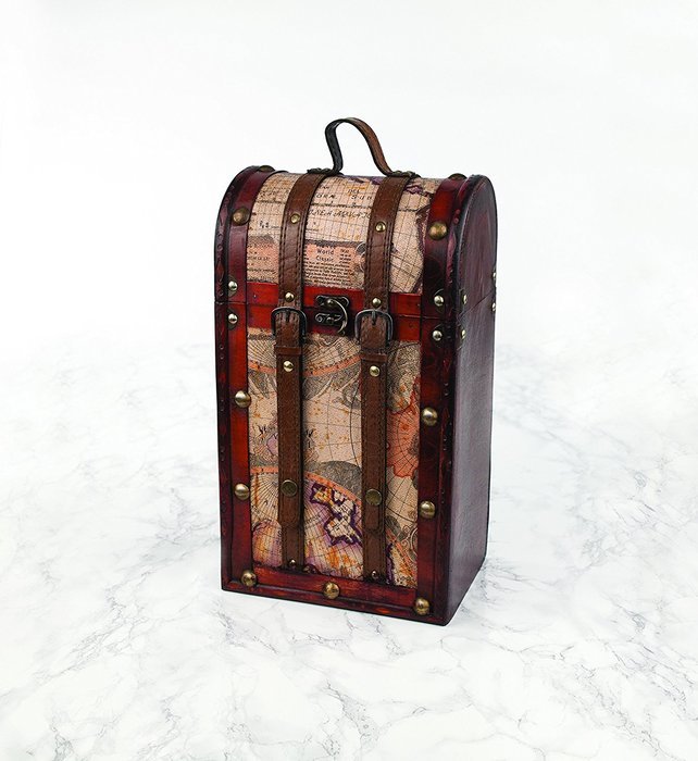 Chateau Treasure Chest Wine Box by Twine N11