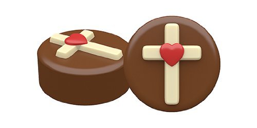 SpinningLeaf Heart Cross Sandwich Cookie Mold N3