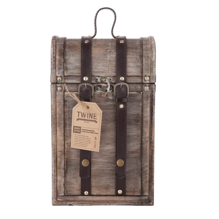 Chateau Treasure Chest Wine Box by Twine N15