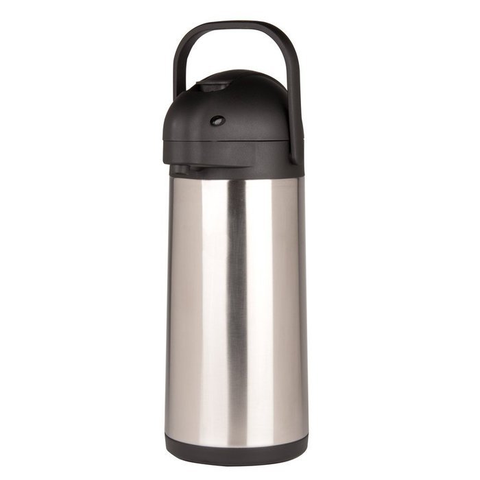 Thunder Group 3.0 Liter (101.4 oz.) Lever Top, Stainless Steel Body Airpot | Model No. ASLS030 - Silver