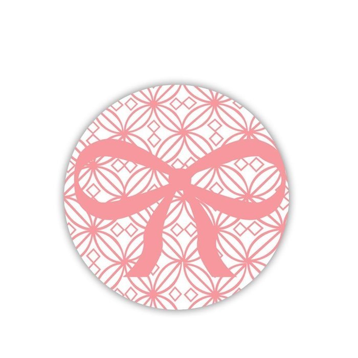 Generic Cup Mat With Bow Pretty Mdf Material N4