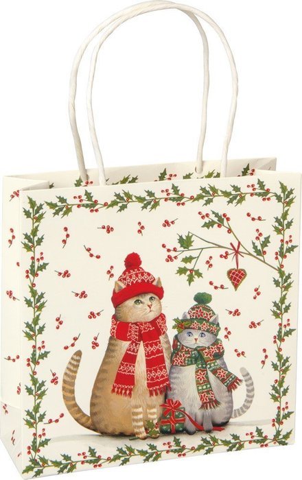 Boston International Gift Bags, Small, Winter Eddie, Pack of 12 N8