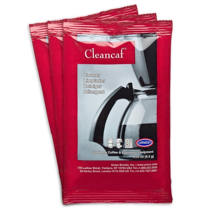 Cleancaf Cleaner for Home Coffee and Espresso Equipment, 6 Packets