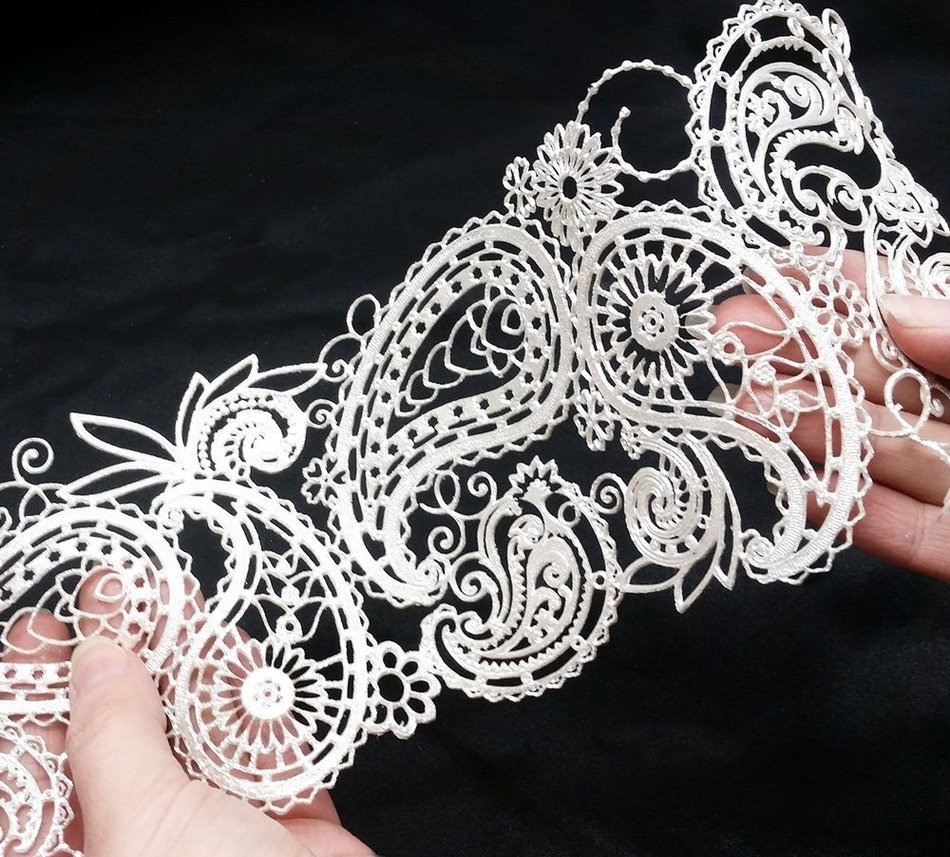 Pre-Made Paisley Handcraft Edible Stencil Lace - Can Be Decorated Birthmonth Stone Color Make One Of Kind! Ready... N2