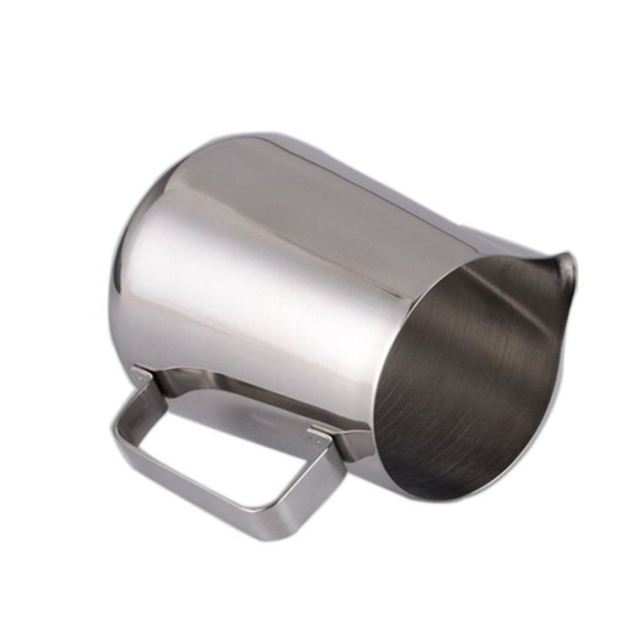 Milk Pitcher, Eridge Stainless Steel Milk Cup Frothing Pitchers Durable Milk Frother Jug for Espresso Machine... N4
