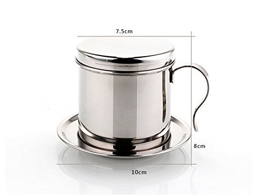 EUBEST Vietnam French Coffee Filter, Stainless Steel N6