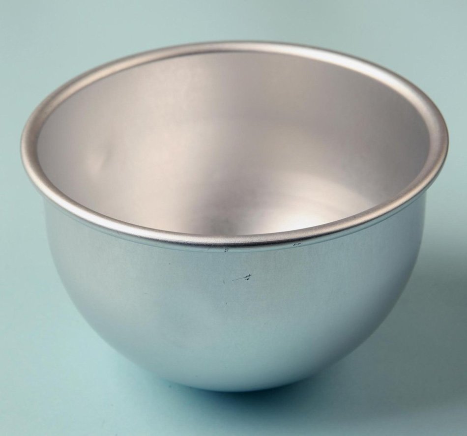 Dealglad&reg; 6 Inch Aluminum Deep Semicircle Chiffon Cake Pan Bobbi Doll Princess Cake Mold Pudding Baking Mould N4