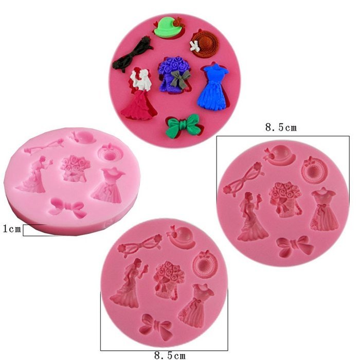 SHINA New Arrival Fondant Silicone Sugar Baby Clothes Shaped Cake Craft Mold For Your Baby N4