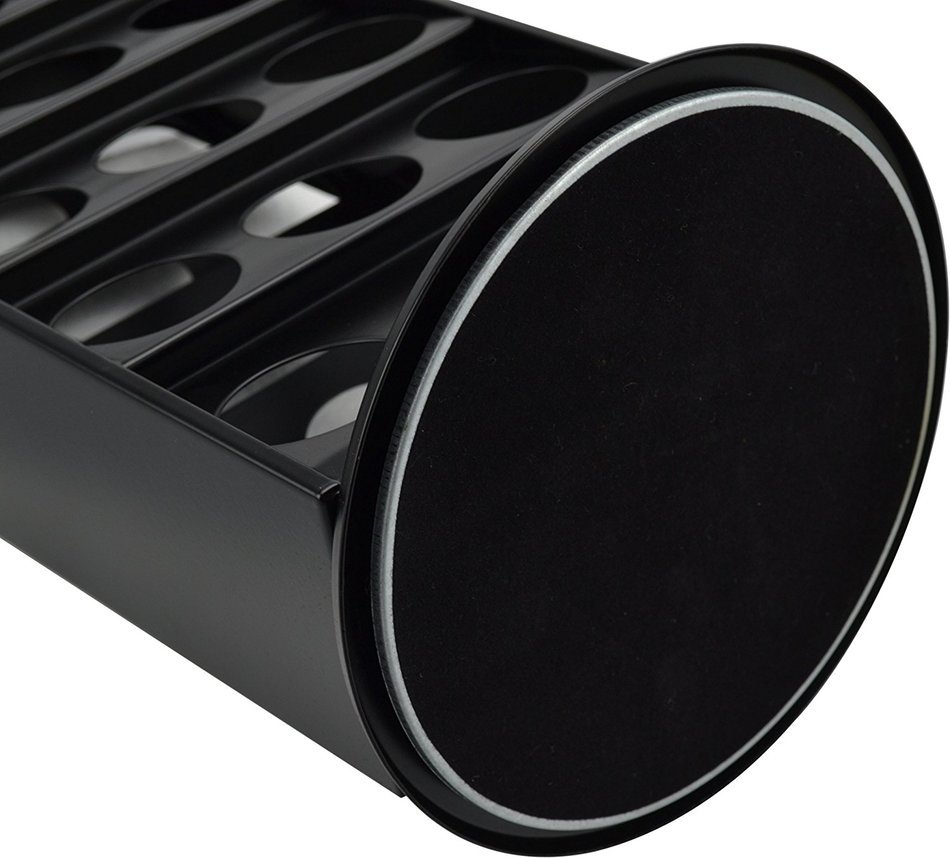 Surpahs ZEKH-300 30 Pod Capacity Metal K-cup Coffee Pods Storage Carousel Tower, Black N7