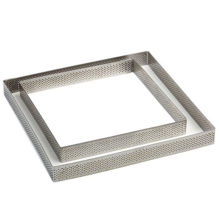 Progetto Crostate Perforated Square Band 2 Centimeters High, 1 Each (19x19 Centimeters) N2