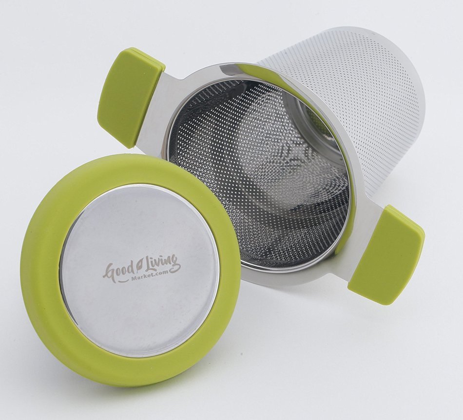 Tea Infuser with 304 Stainless Steel Extra Fine Mesh &ndash; Brew, Strain, & Steep in Cup &ndash; Perfect for Single Cup Teavana... N3