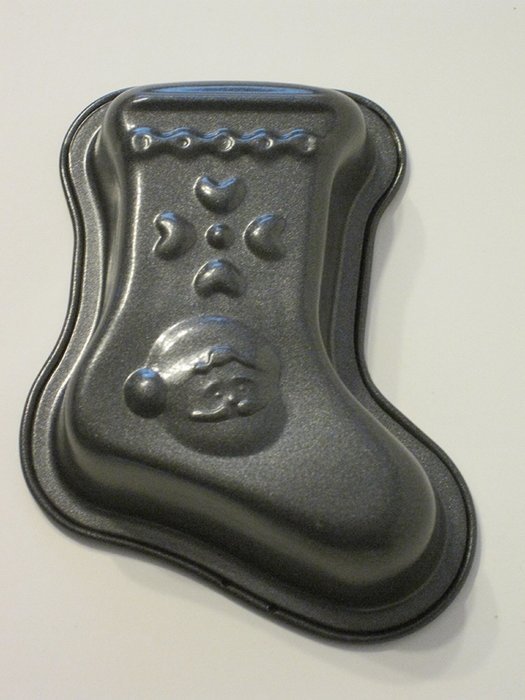 Mini Nonstick Christmas Stocking Cake Pan 4 X 3 Inches