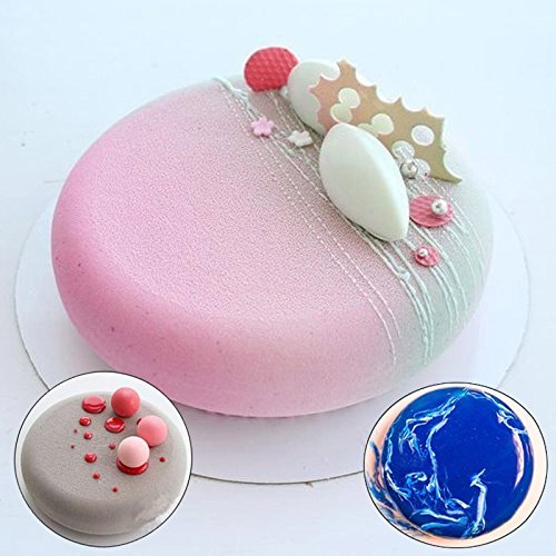 Big Disc Design Silicone Mousse Cake Mould Cake Mold Silicone Flexible For Dessert Custard Pudding Brownie Breads... N2