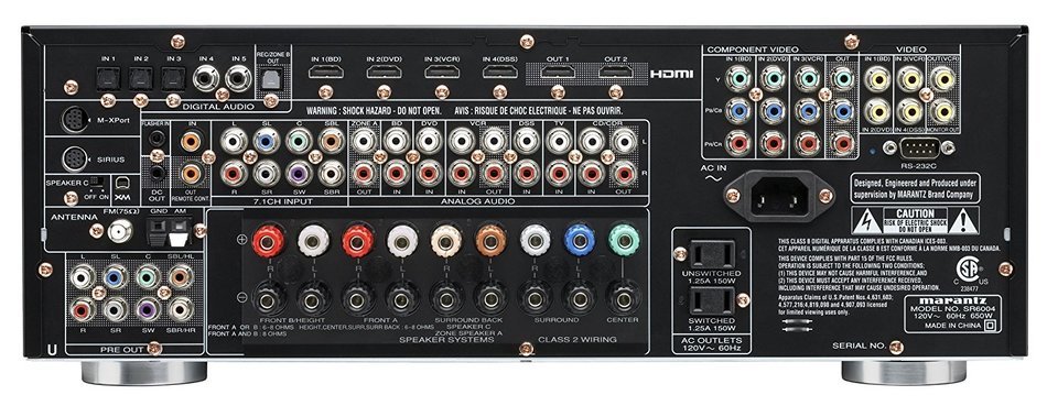 Marantz SR6004 Audio/Video Receiver (Black) (Discontinued by Manufacturer)