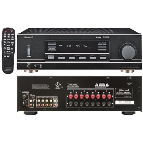 New SHERWOOD RX-5502 4-Channel, 100-Watt Multisource, Dual-Zone A/V Receiver