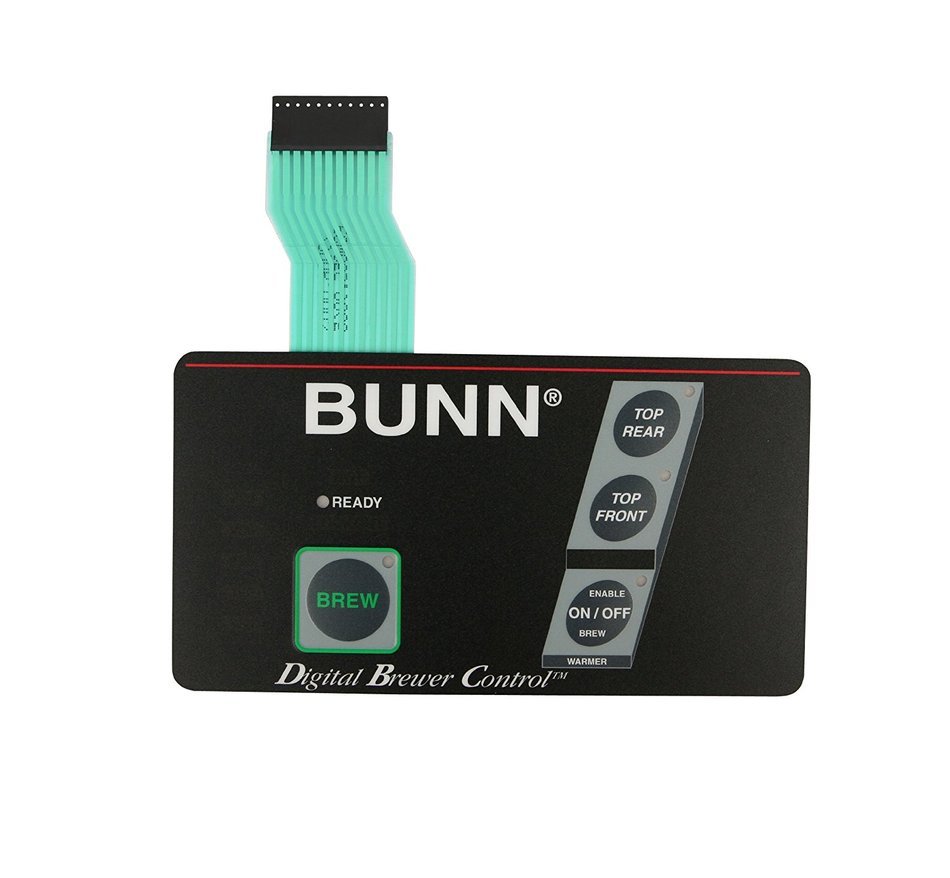 BUNN 29006.0003 Switch Membrane 1L/2Upr Warmer