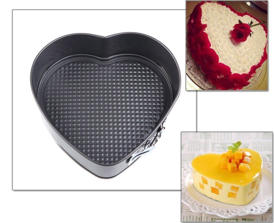 Round Cake Pan Molds for Baking 9 Inch Black Stainless Steel Baking Pan Durable Non-stick Durable Leakproof Bakeware... N6