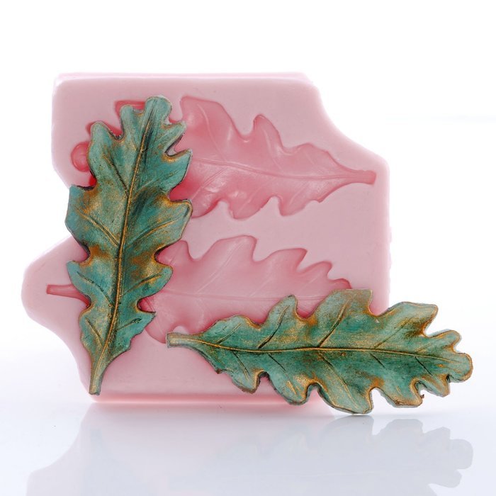 Silicone Oak Leaf Mold, Fondant, Candy, Chocolate, Food Safe, Polymer Clay, Resin Mold, Epoxy and so much more N5