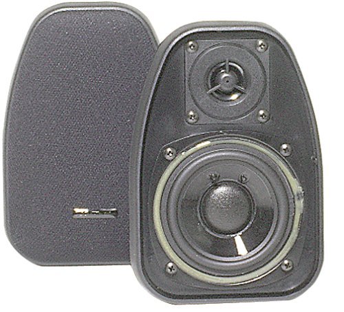 BIC AMERICA DV-32B 3 1/2" 2-Way Compact Shielded Speakers - Black