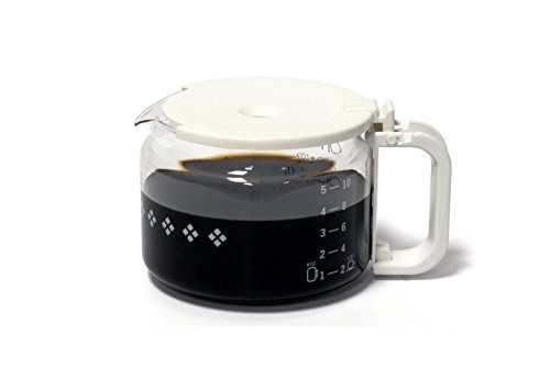 WMU - Medelco 10 Cup Glass Universal Replacement Coffee Server White