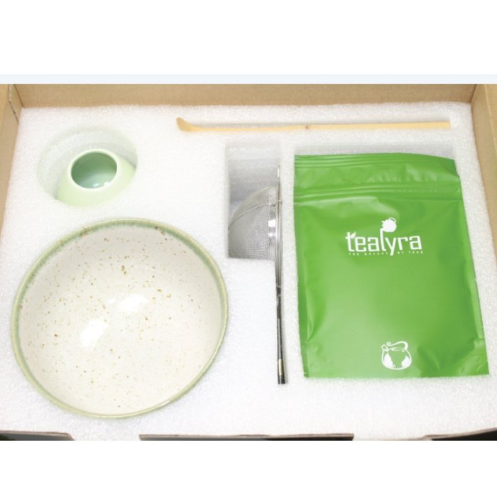 Japanese Matcha Tea Ceremony Connoisseur Set (Beige) by Tealux N4