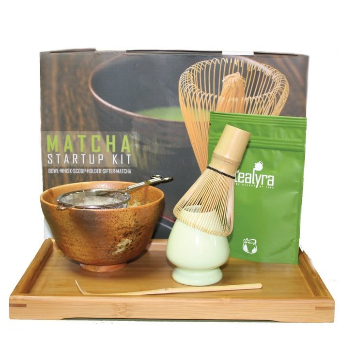 Japanese Matcha Tea Ceremony Connoisseur Set (Beige) by Tealux N5