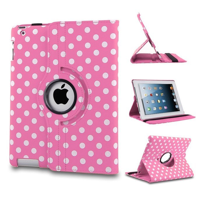 ELEOPTION(TM) Auto Sleep/Wake Function 360 Degree Rotating Smart Case Cover for 7.9 inch Apple iPad Mini/iPad... N58