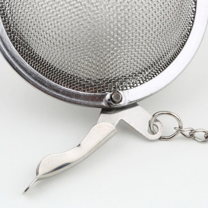 OUTAD Stainless Steel Kettles Infuser Strainer Tea Locking Spice Egg Shaped Ball N3