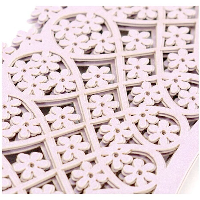 HUAL Cupcake Wrappers 50 Filigree Artistic Bake Cake Paper Cups Flowers Lace Laser Cut Liner Baking Cup Muffin... N13