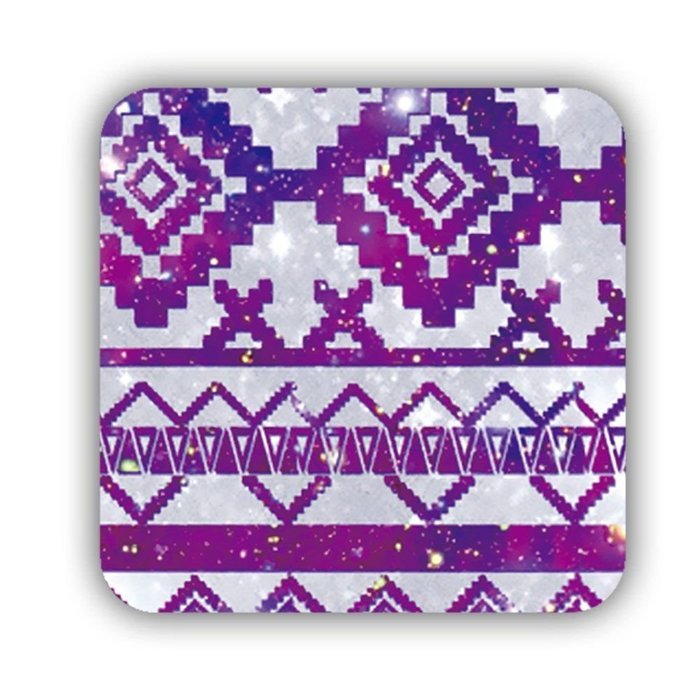 Generic Kawaii Mdf Design With Aztec Tribal Pattern Coaster N8 Free