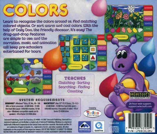 Dally Dinosaur Teaches Colors N2