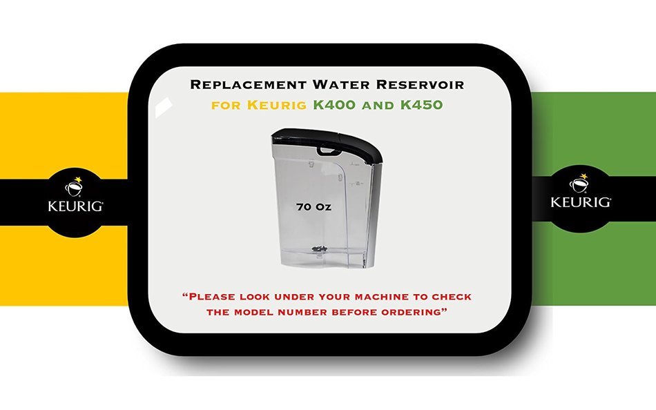 Replacement Water Reservoir for Keurig 2.0 K400 and K450 - 70 Oz.