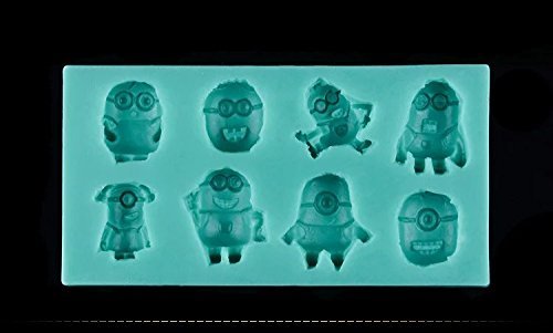 Topnew-Candy Cavity Silicone Chocolate Mold Candy and Gummy Moulds Minions H2365 N5