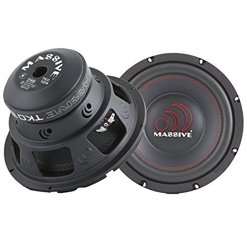 Massive Audio TKO-104 10" Dual 4-Ohm TKO Series Car Subwoofer N2