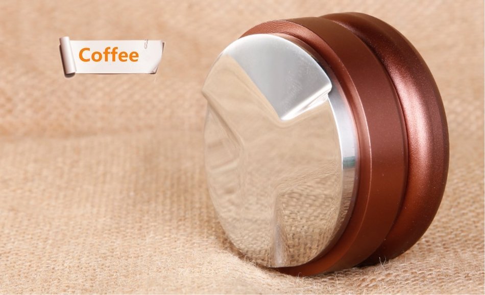 SMKF Three 3 Leaf Clover Base Palm Tampers Coffee Leveler Macaroon Tamper Proof for Espresso Coffee Grounds -... N5