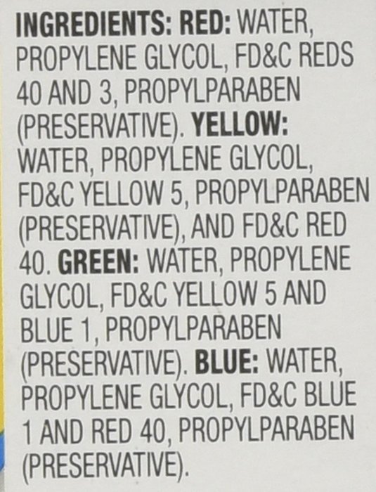 2 PACK - MCCORMICK FOOD AND EGG COLORING DYE 4 Colors N3