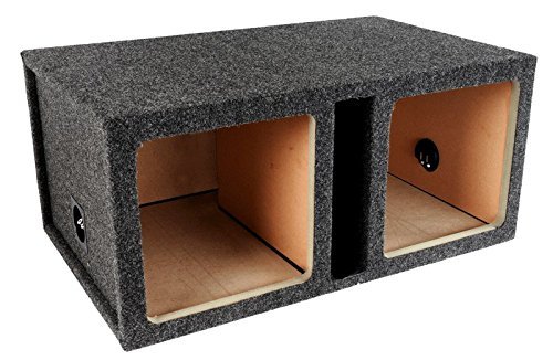 Atrend 15KDV 15" Dual Vented Square Subwoofer Enclosure for Kicker L5 and L7 Subwoofers