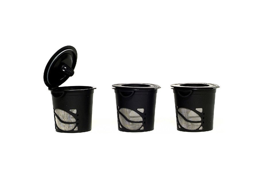 3X Reusable Coffee Pods Handy Gourmet Stainless Steel Mesh Filter Non BPA Kcup N4