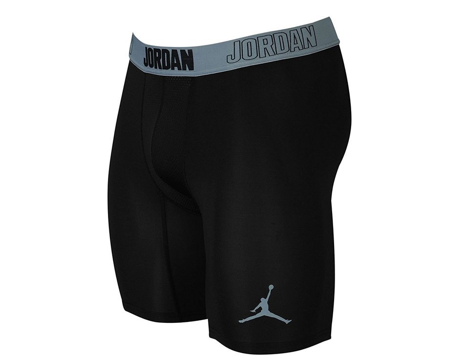 Nike Mens AJ All Season Compression 6" Traning Shorts Cool Grey/Black 642344-091 Size Medium N9