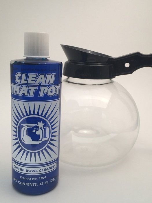 Clean That Pot: Coffee Equipment Cleaner 3-12oz. Bottles