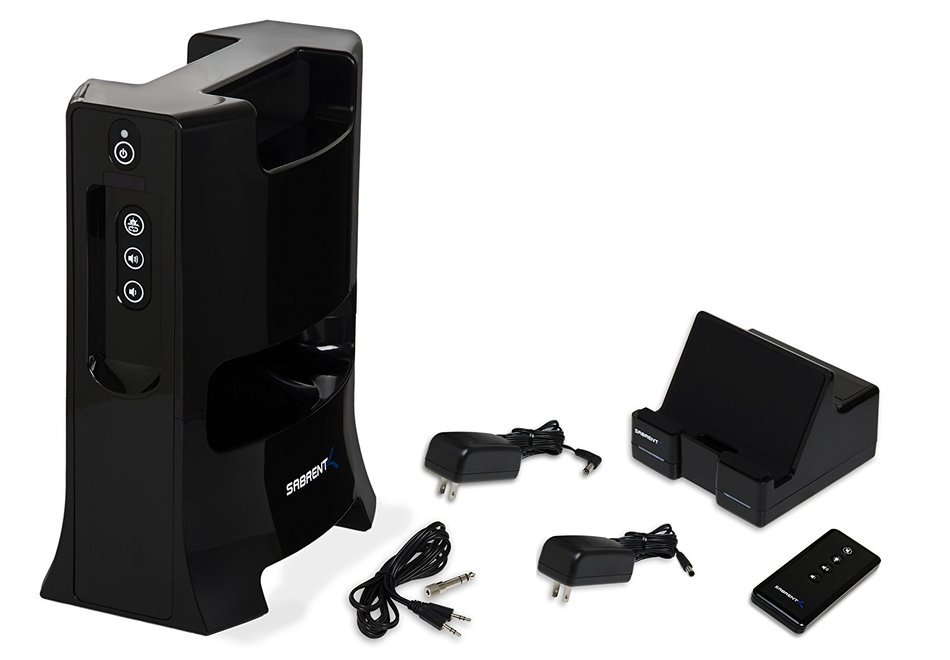 Sabrent Weather Resistant 2.4 GHz Wireless Indoor/Outdoor 150 Ft Stereo Speaker System with Remote and Dual Power... N11