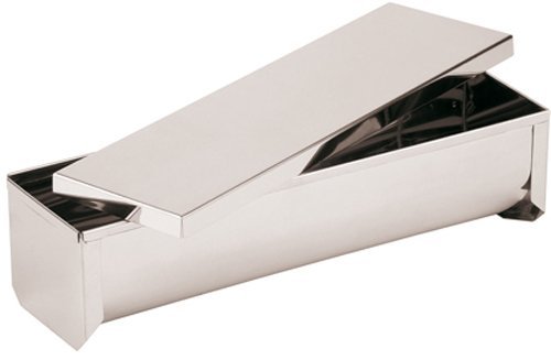 Paderno World Cuisine Stainless Steel Yule Log Mold with Cover, 15-Inch L