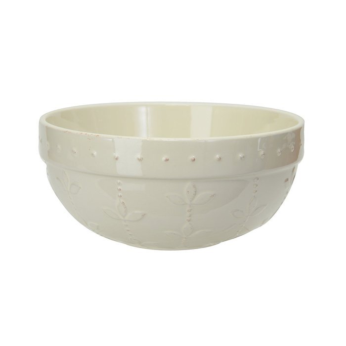Signature Housewares Sorrento Collection Set of 2 Mixing Bowls 8-Inch and 9-Inch, Light Gray N7