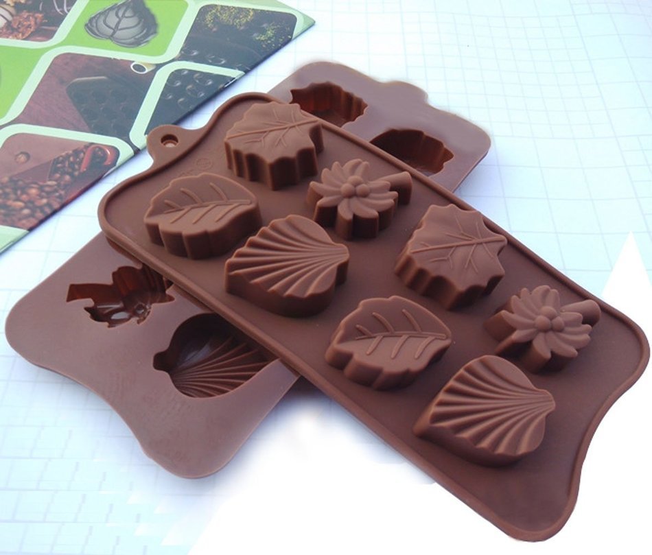 Mini Skater Set of 2 Psc 12-cavity Silicone Christmas Silicone Mold for Making Soap, Candle, Candy, Chocolate,... N14