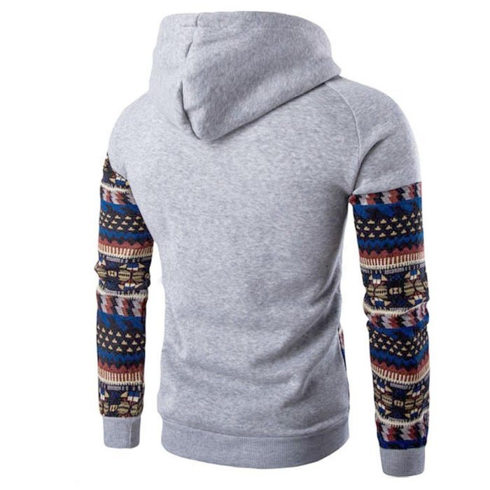 Men's Outwear,Laimeng Cotton Retro Long Sleeve Hoodie Hooded Sweatshirt Tops Jacket Coat Outwear (XXL, Black) N9