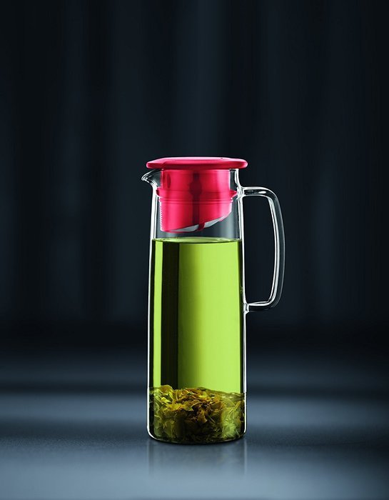 Bodum Biasca Ice Green Tea Jug, 40 oz, Red N7