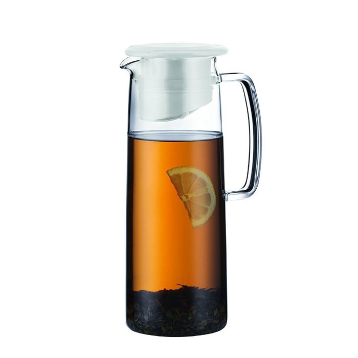 Bodum Biasca Ice Green Tea Jug, 40 oz, Red N9