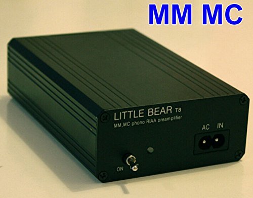Nobsound&reg; Little Bear T8 Turntable MM MC Phono RIAA preamplifier Audio Hifi Stereo Pre-AMP DIY N9