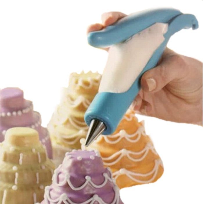 Lesirit Christmas Cake Decorating Pen Tool Kit (Blue) N8